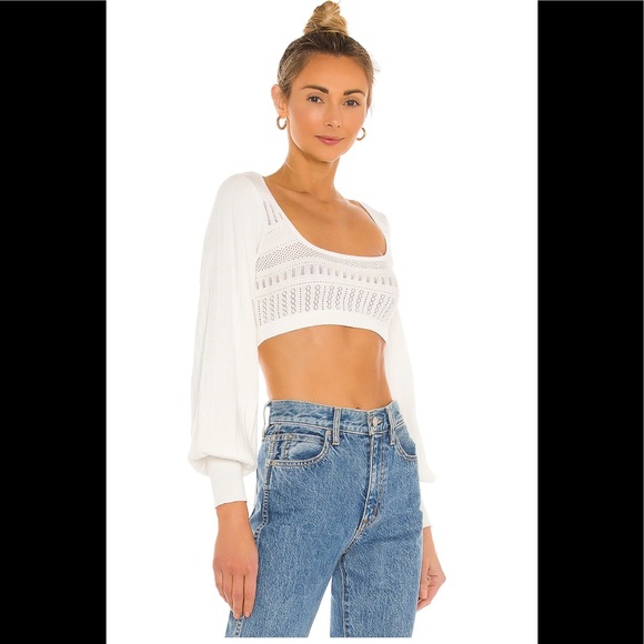 Majorelle Priscilla knit cropped long sleeve XS - Picture 7 of 12